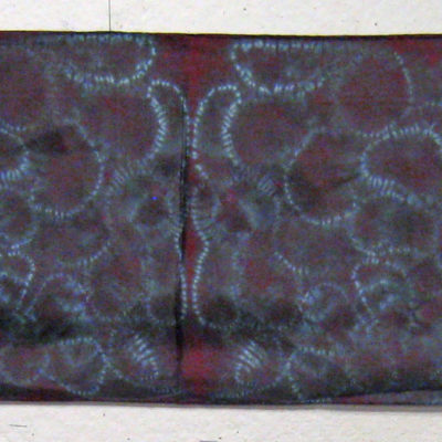 Full Length of Mulberry Silk Shibori Scarf by Maureen Jakubson