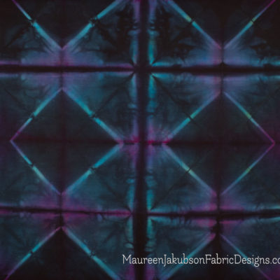 Layered Clamp Resist Shibori by Maureen Jakubson